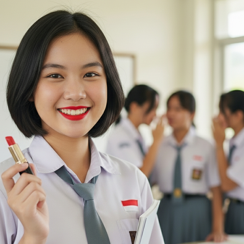Stop Normalisasi Penggunaan Make Up yang Berlebihan di Sekolah